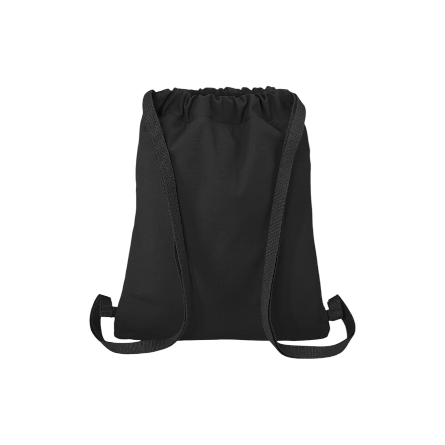 Multi Tone Gathered Top Drawstring Day Sack with Front Zip Compartment