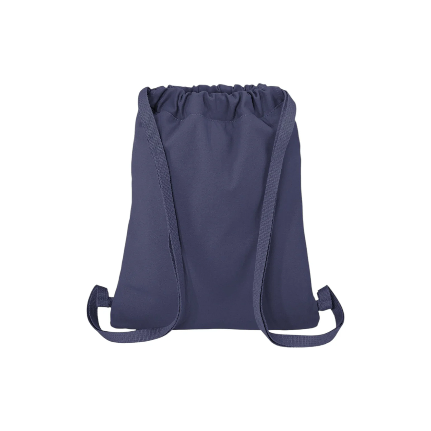 Multi Tone Gathered Top Drawstring Day Sack with Front Zip Compartment